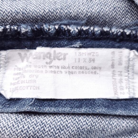 Wrangler Jeans Wmns Junior 11x34 Medium Wash Straight Leg Classic Denim Western - Picture 10 of 10